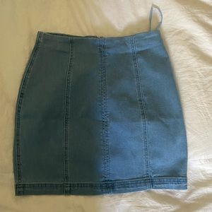 jean skirt